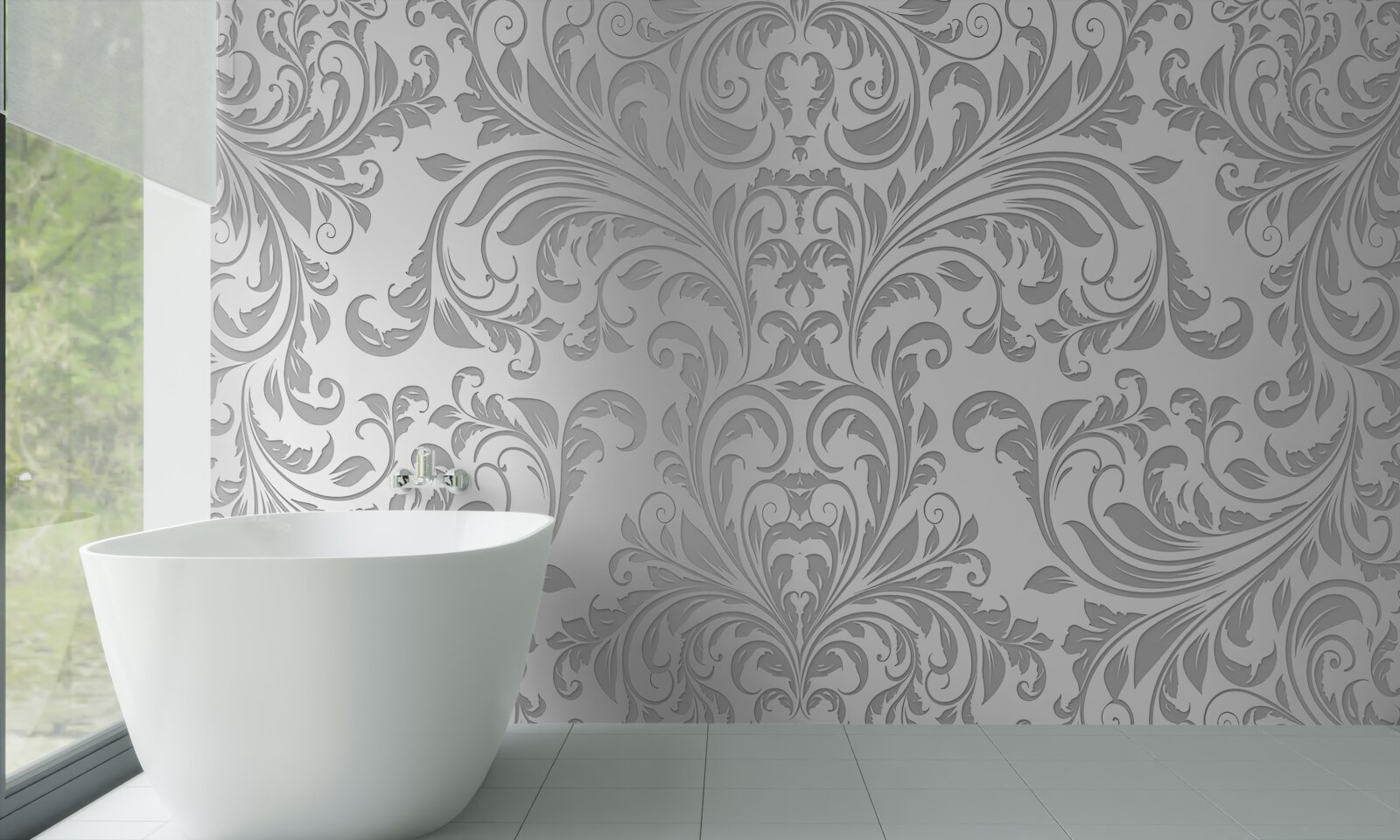 Fototapeta tapety so sivými vírivými vzormi