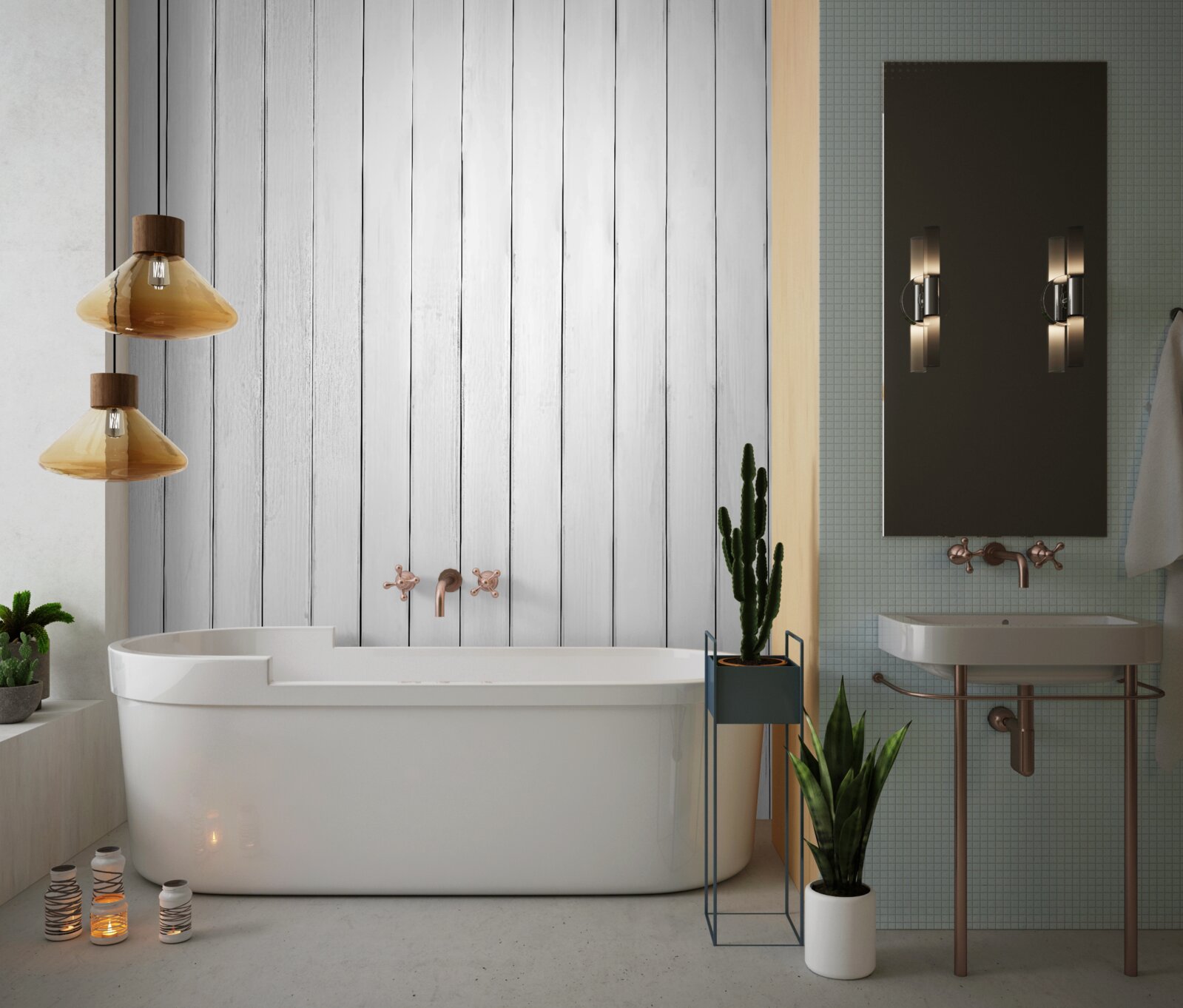 Fototapeta biely drevený plot