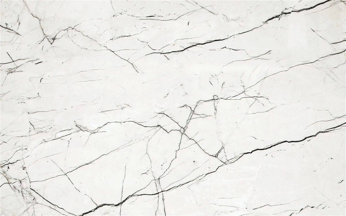 Fototapeta biely mramor s tenkými tmavými žilami