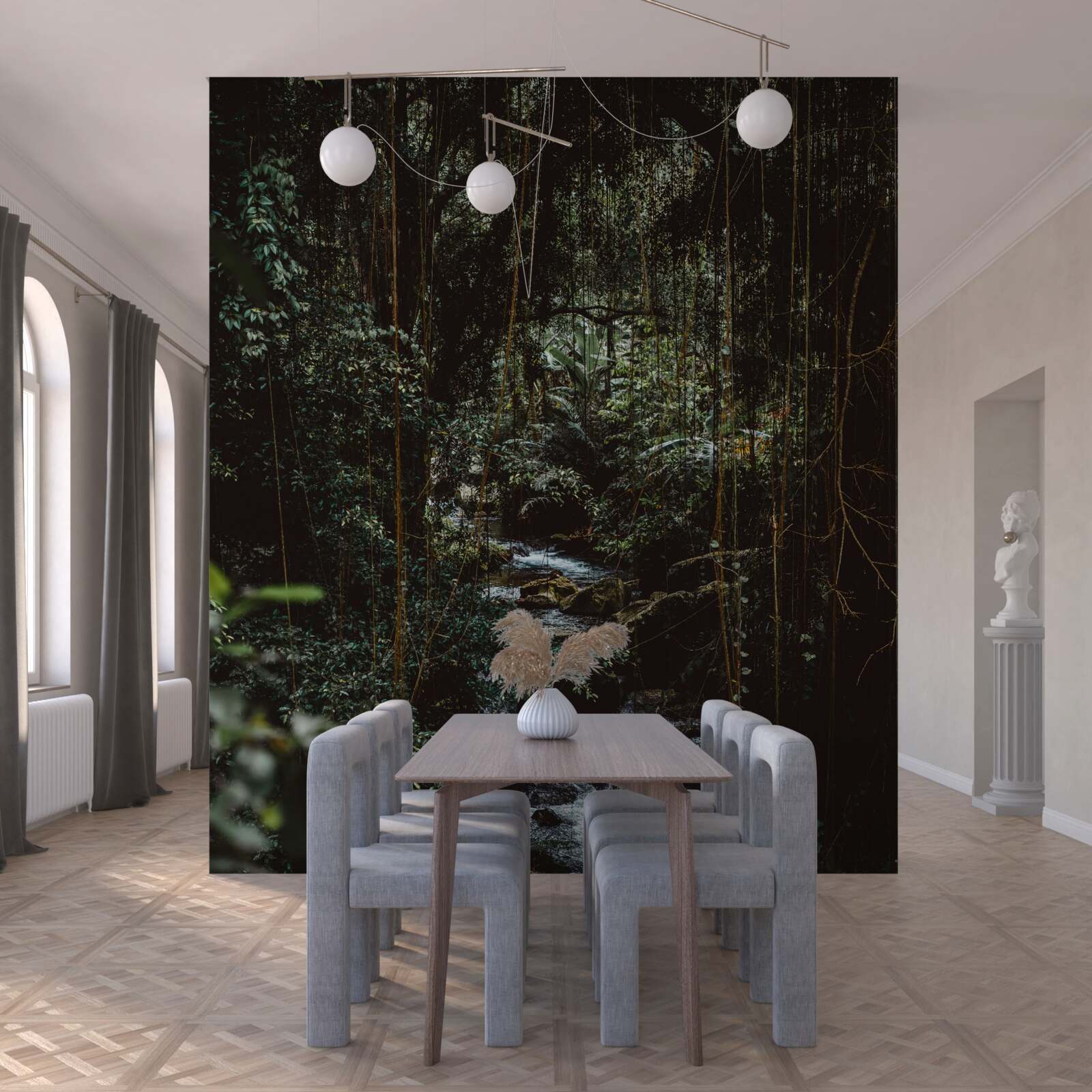 Fototapeta lesná rieka