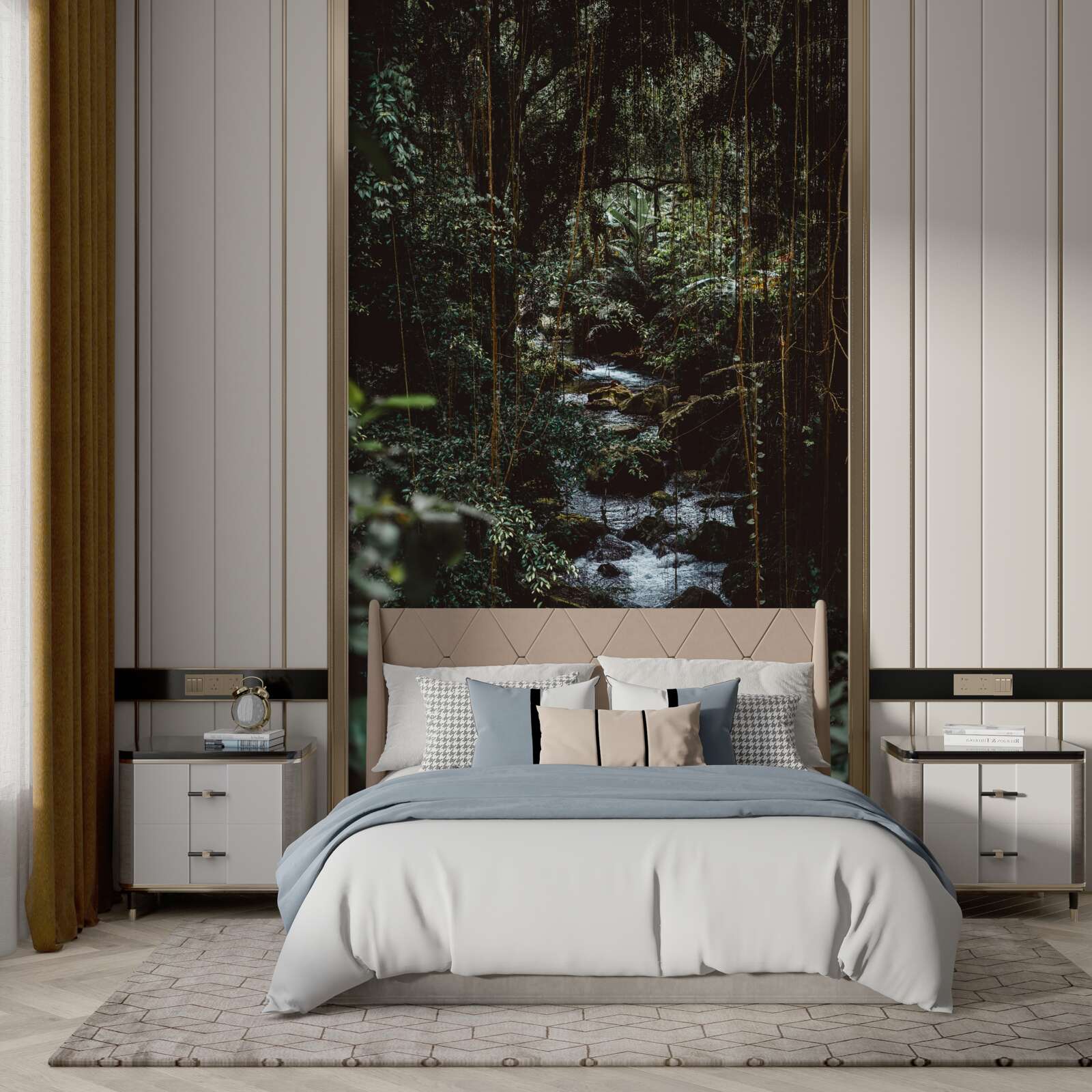 Fototapeta lesná rieka