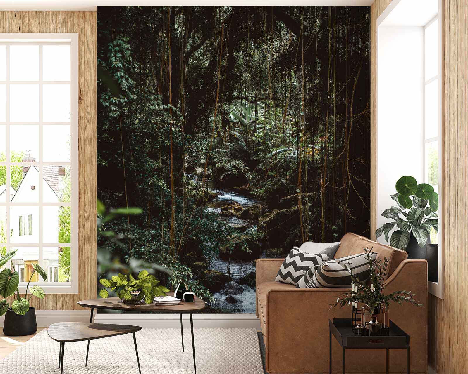 Fototapeta lesná rieka