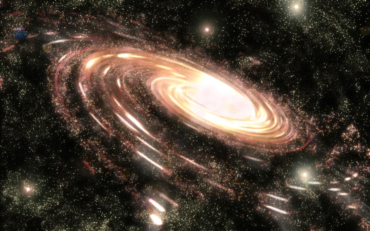 Fototapeta galaxia vo vesmíre