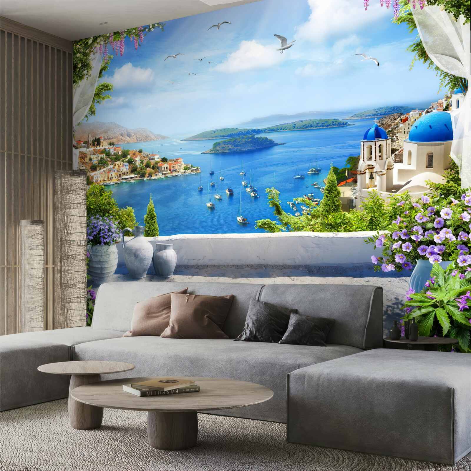 Fototapeta panoráma mesta a rieky