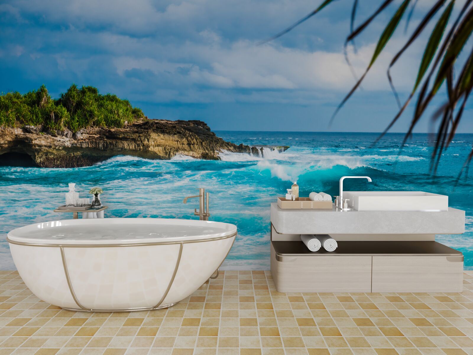 Fototapeta morské vlny