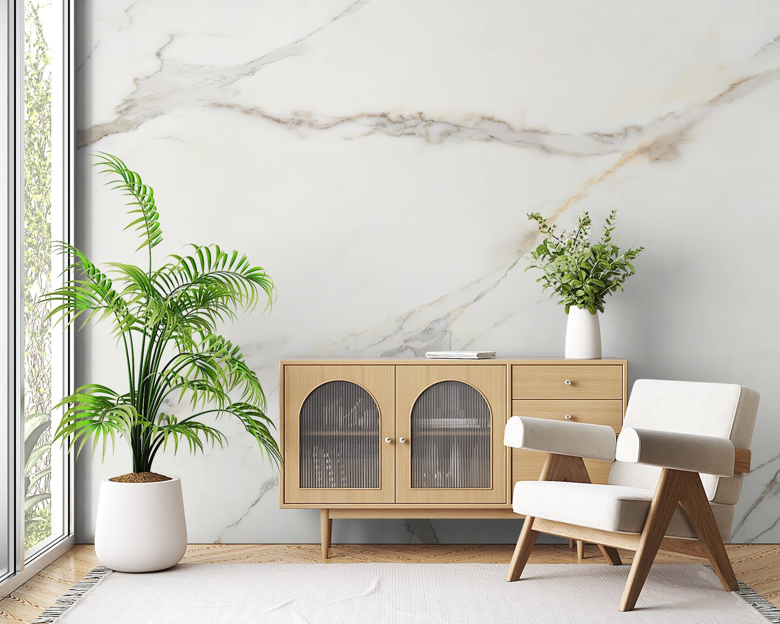 Fototapeta svetlý mramor so vzormi