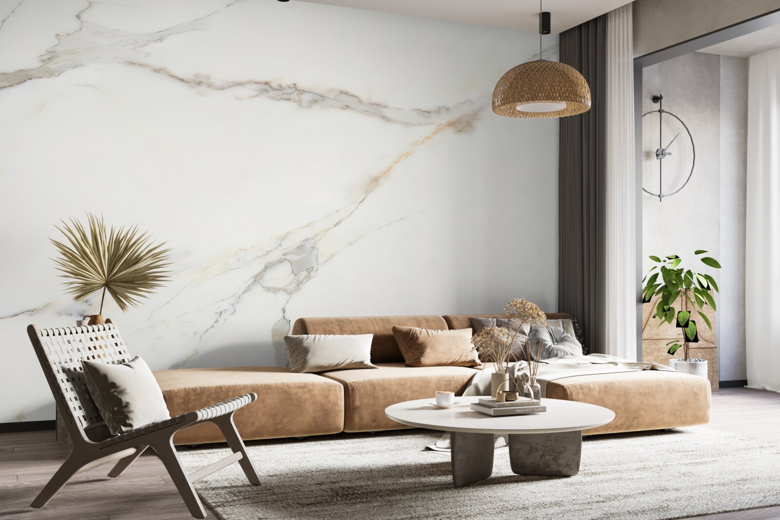 Fototapeta svetlý mramor so vzormi