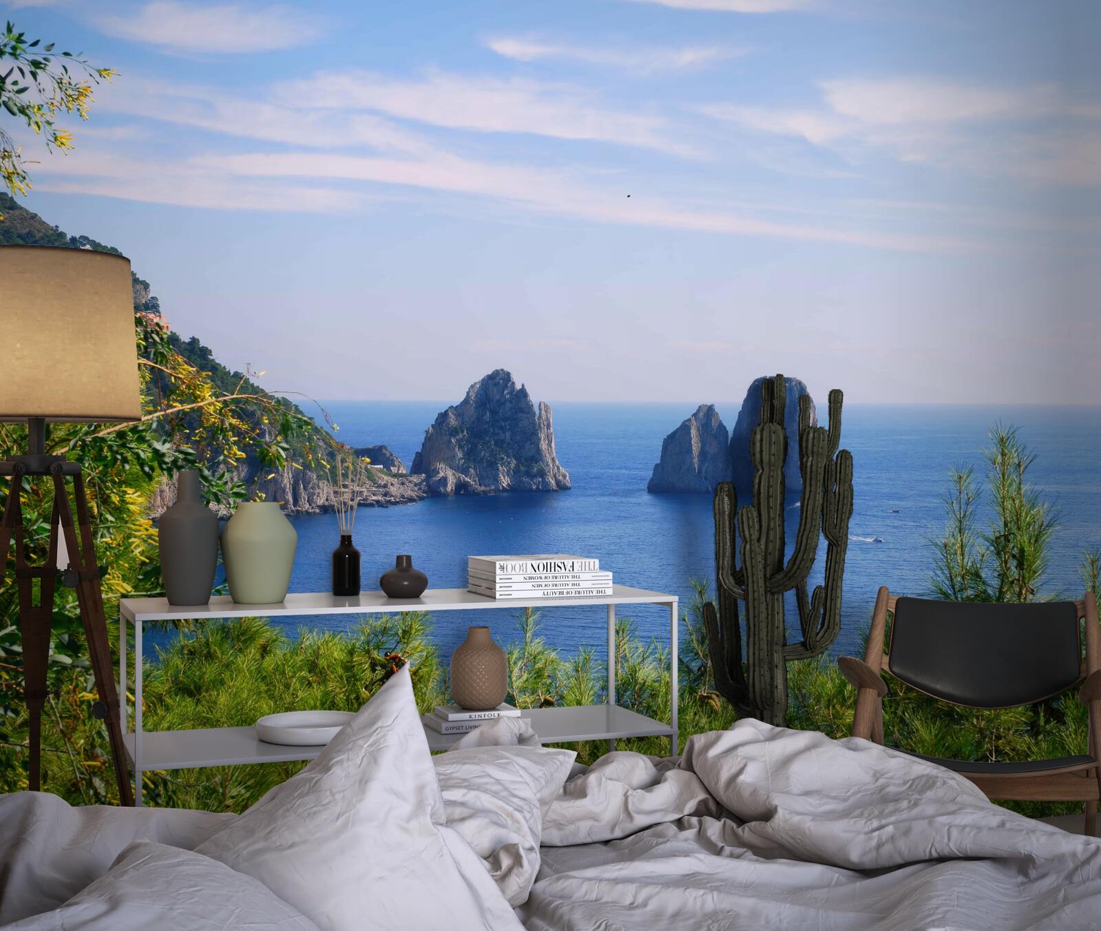 Fototapeta panoráma oceánu a útesov