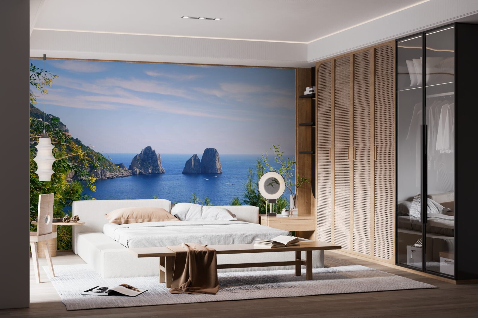 Fototapeta panoráma oceánu a útesov