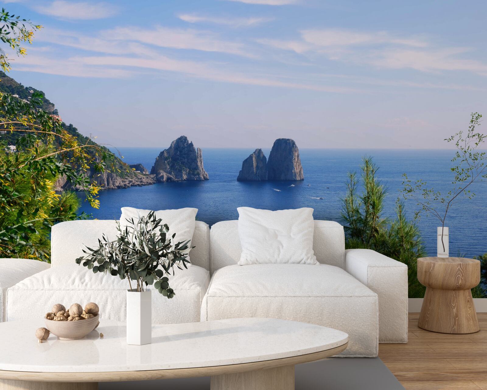 Fototapeta panoráma oceánu a útesov