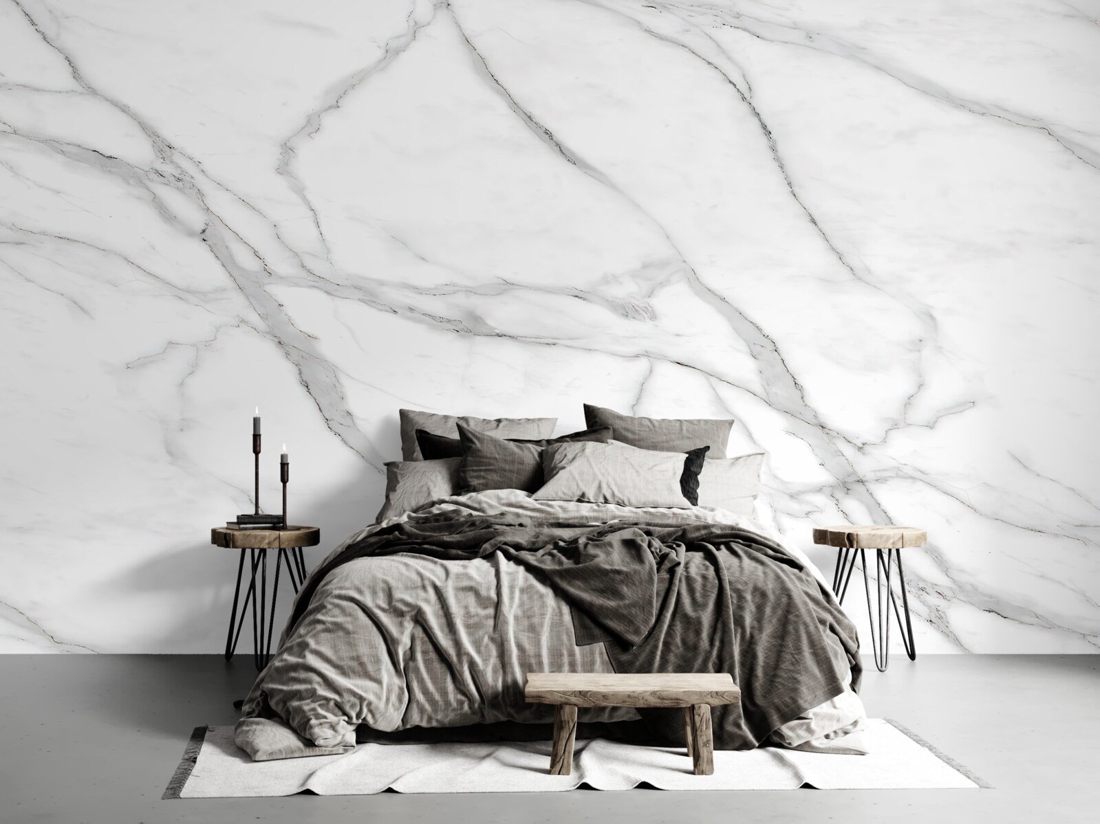 Fototapeta svetlá stena so sivými pruhmi