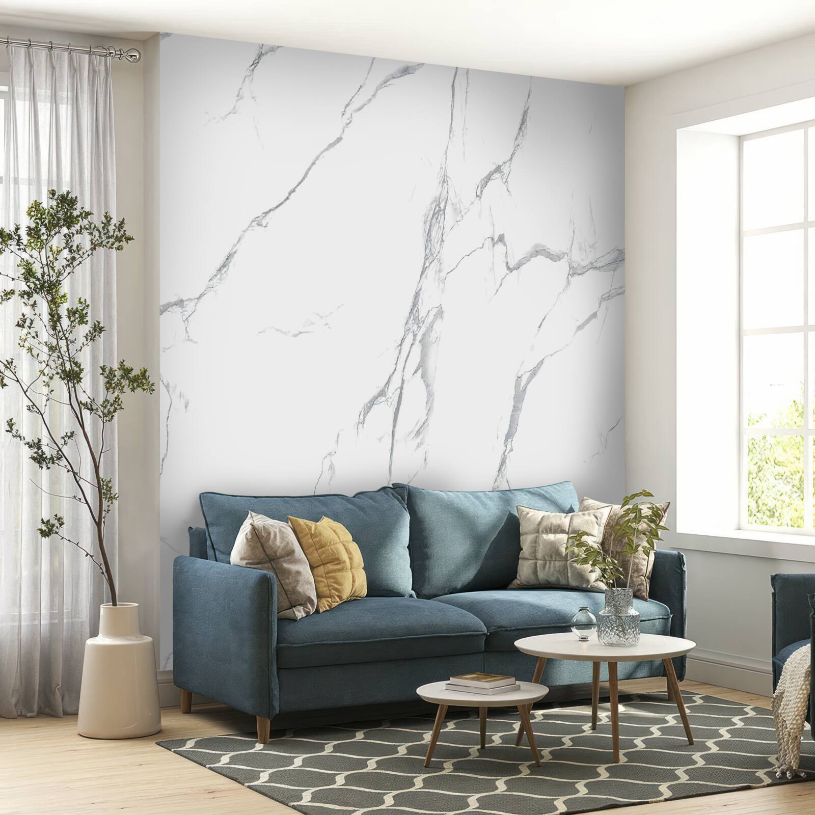 Fototapeta biele pruhované pozadie