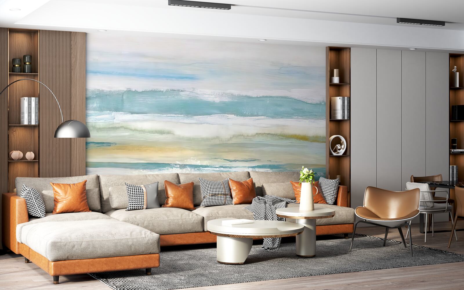 Fototapeta viacfarebné abstraktné ťahy