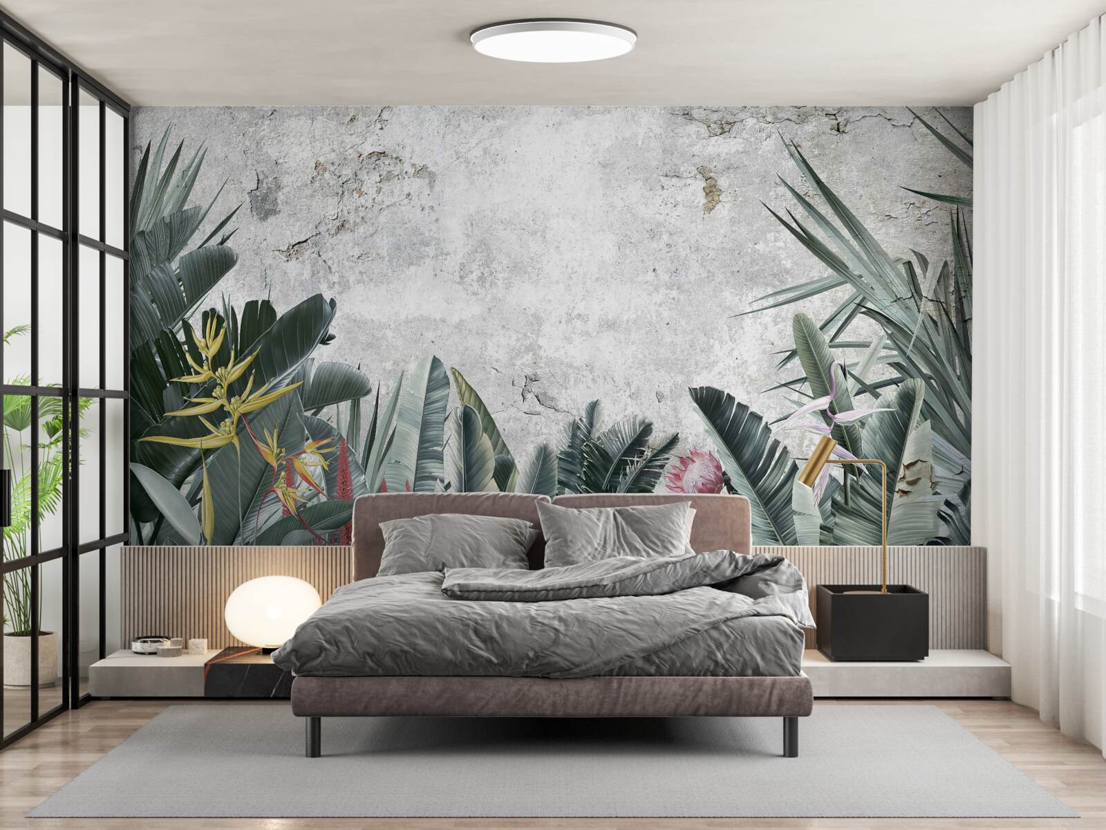 Fototapeta rôzne tropické zelené plochy