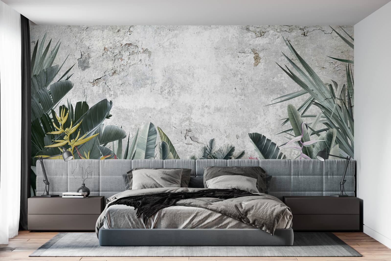 Fototapeta rôzne tropické zelené plochy