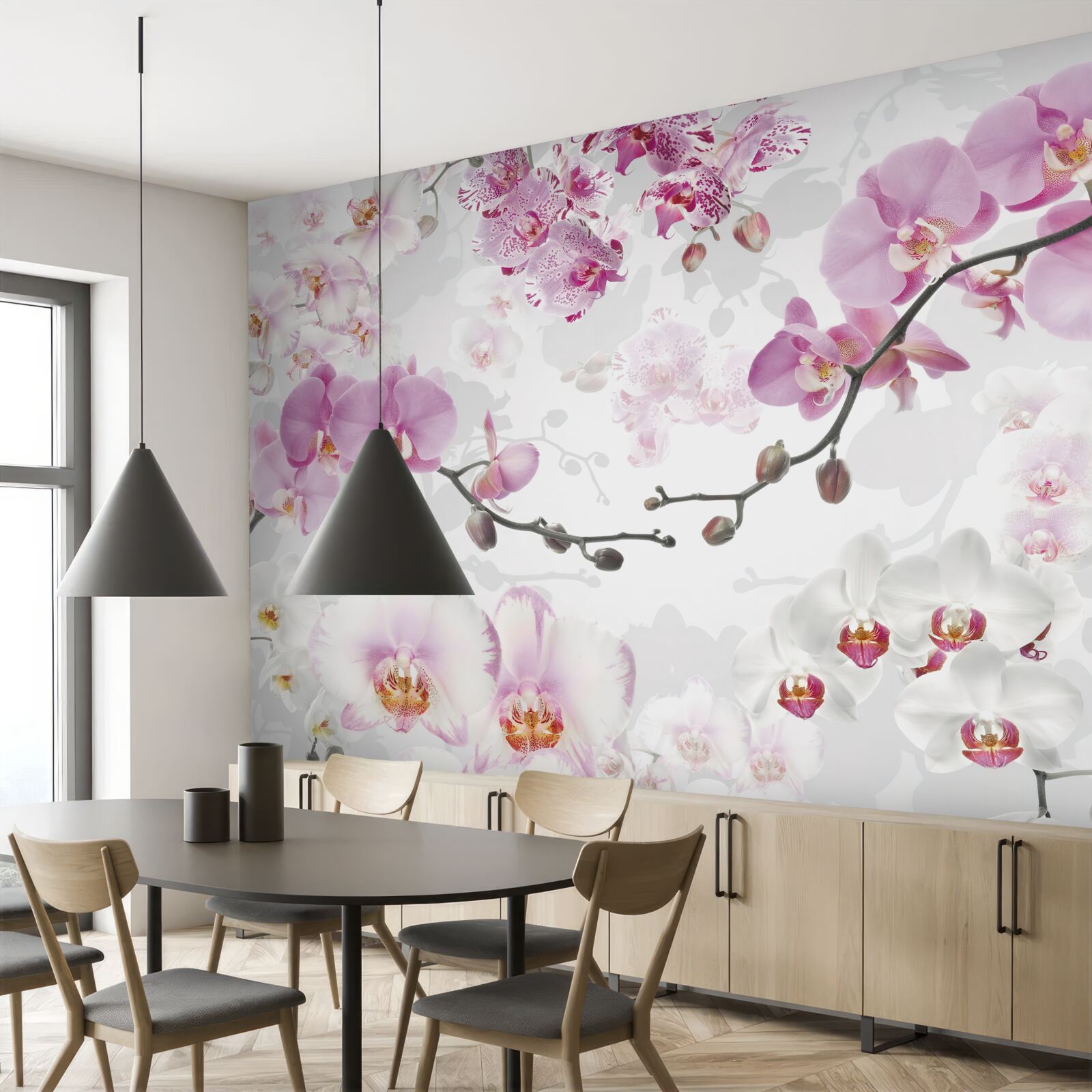 Fototapeta konáre orchideí