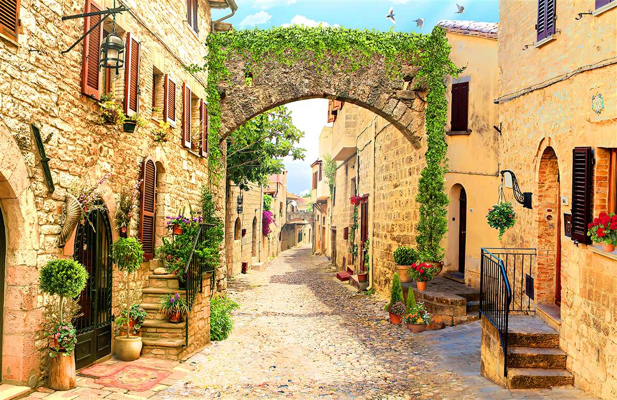 Fototapeta ulica v historickom meste