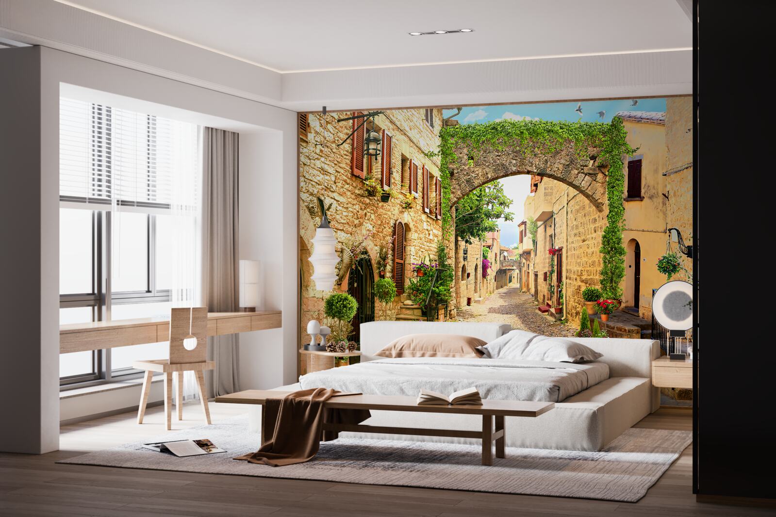 Fototapeta ulica v historickom meste