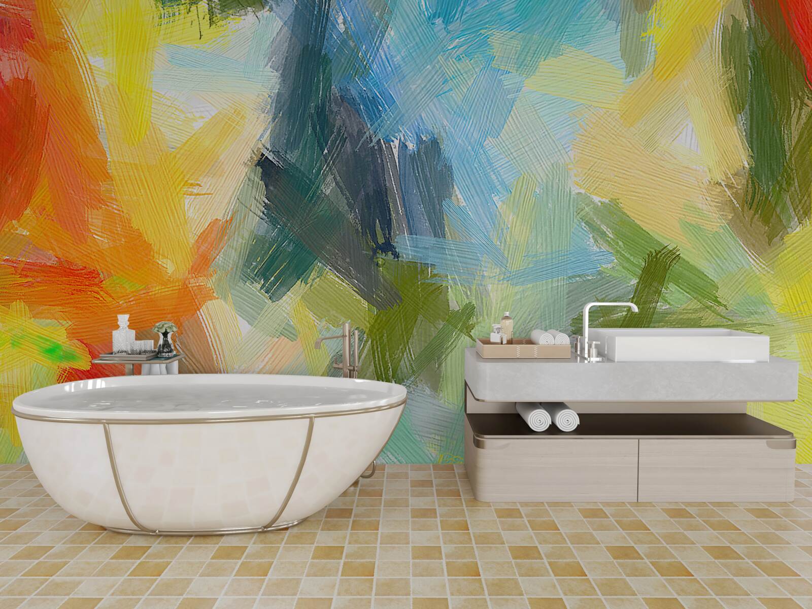 Fototapeta obrázok v rôznych farbách