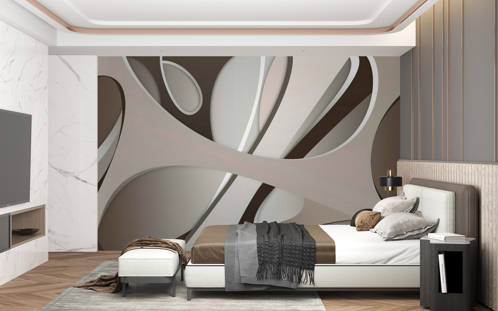 Fototapeta svetlý abstraktný tvar