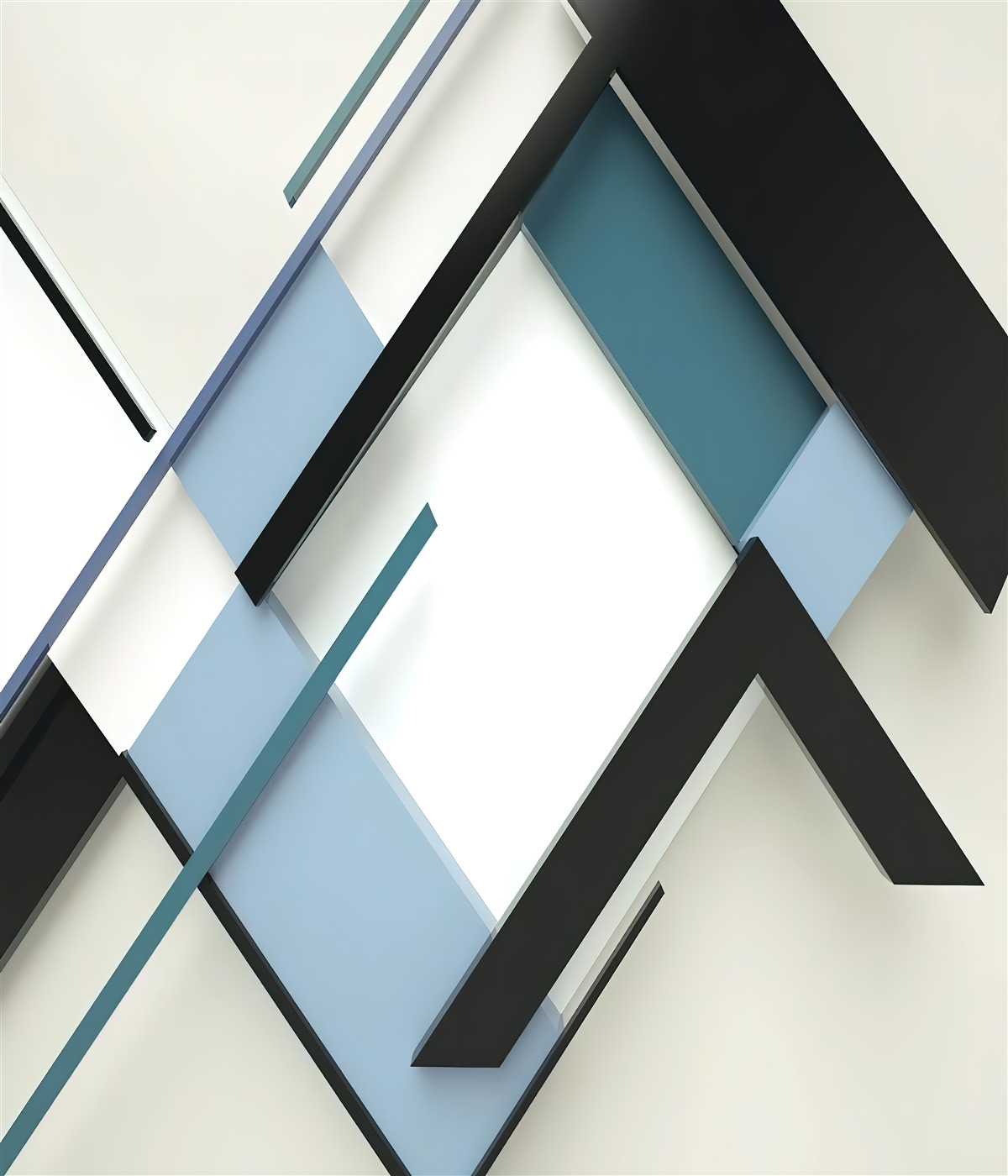 Fototapeta modré a čierne čiary