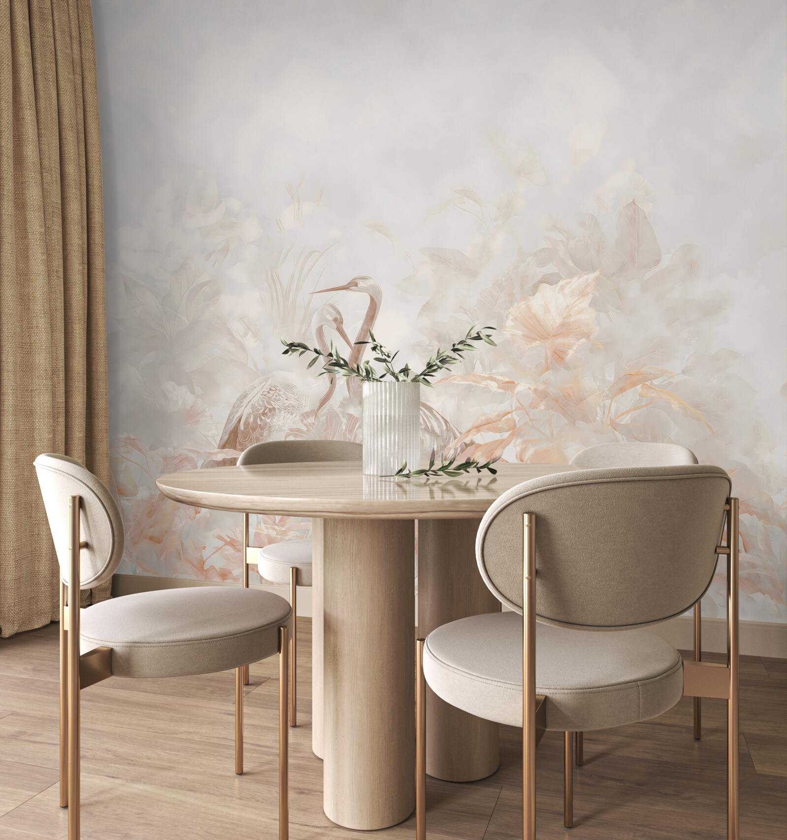 Fototapeta dva vtáky medzi zeleňou