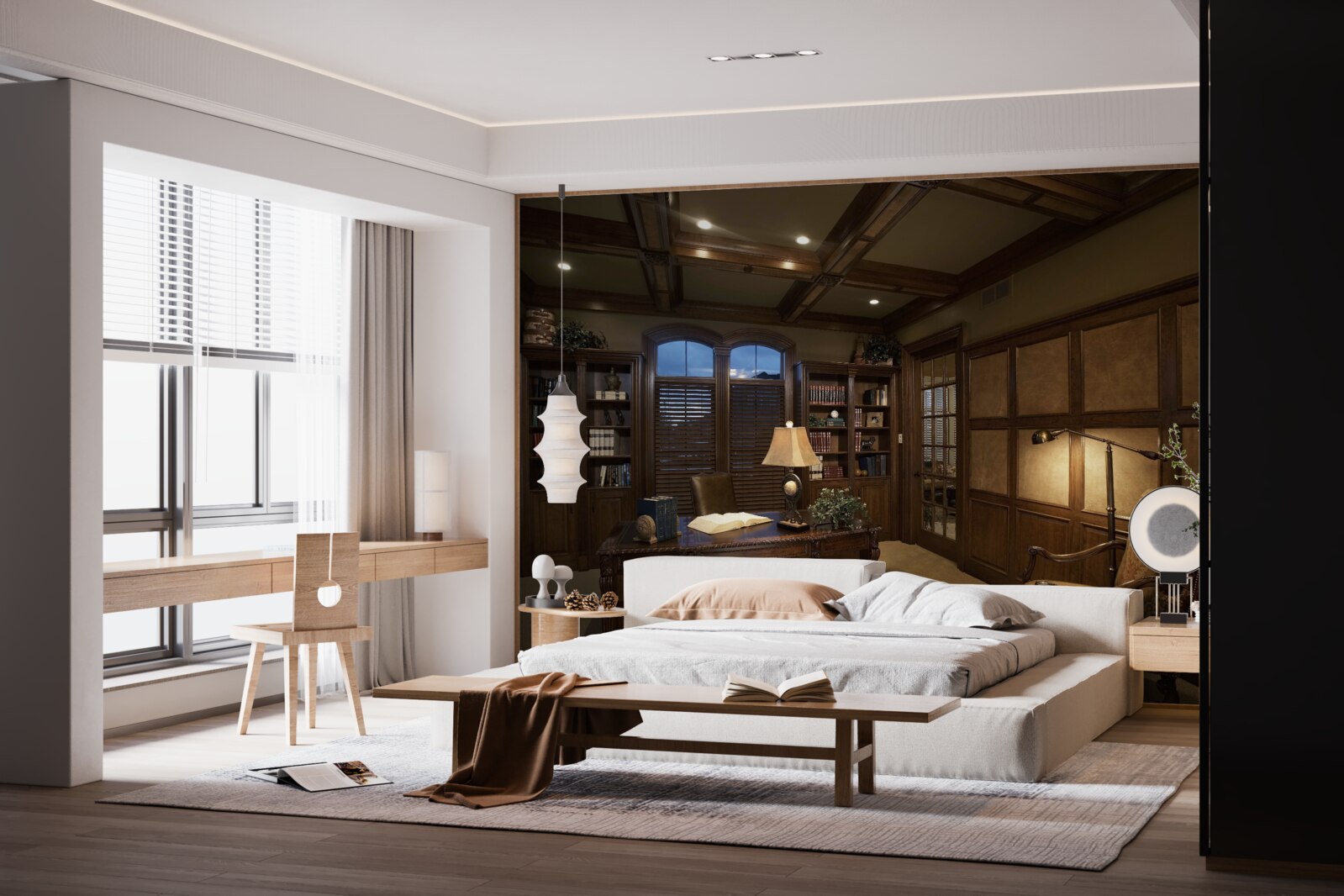 Fototapeta domáca kancelária s vybavením