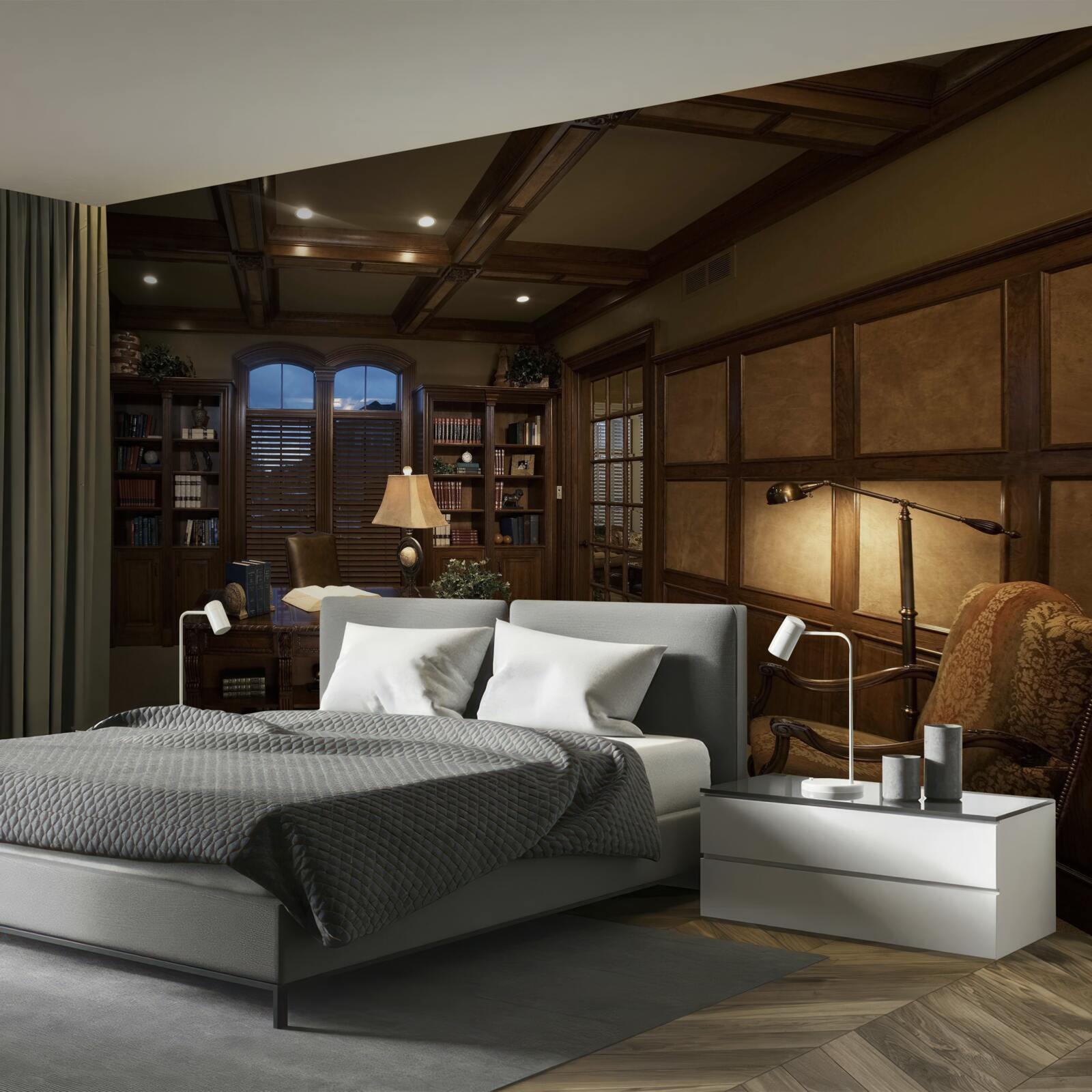 Fototapeta domáca kancelária s vybavením