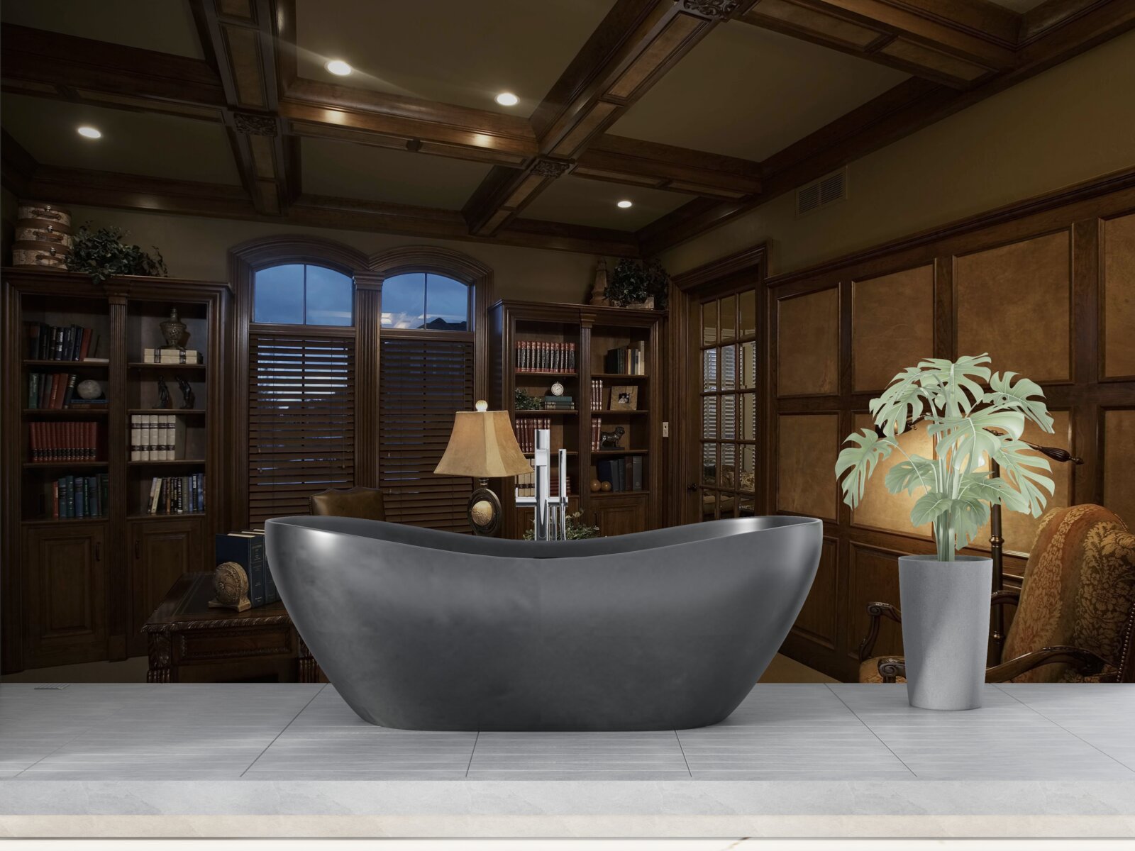 Fototapeta domáca kancelária s vybavením