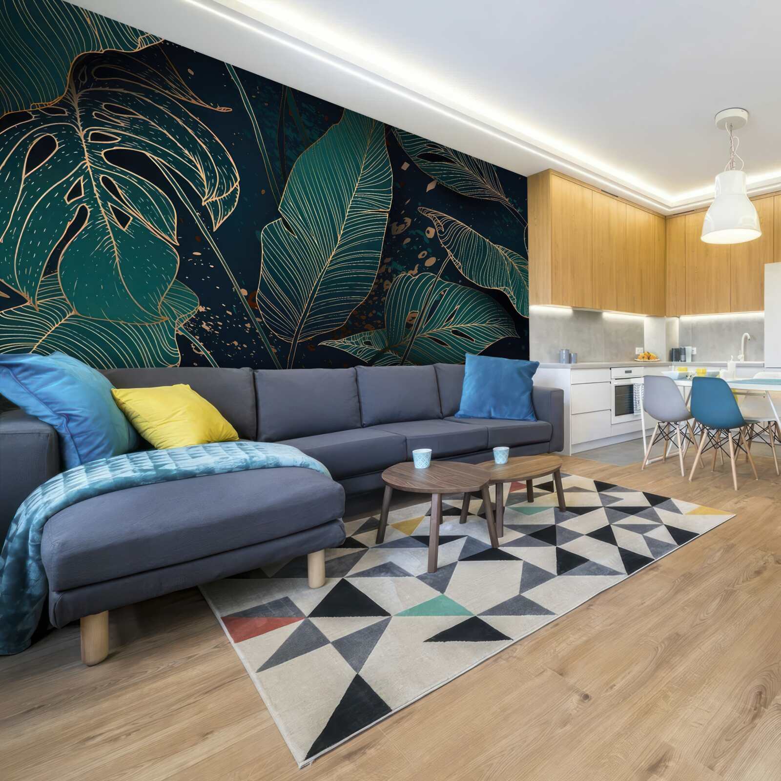 Fototapeta veľké zelené listy