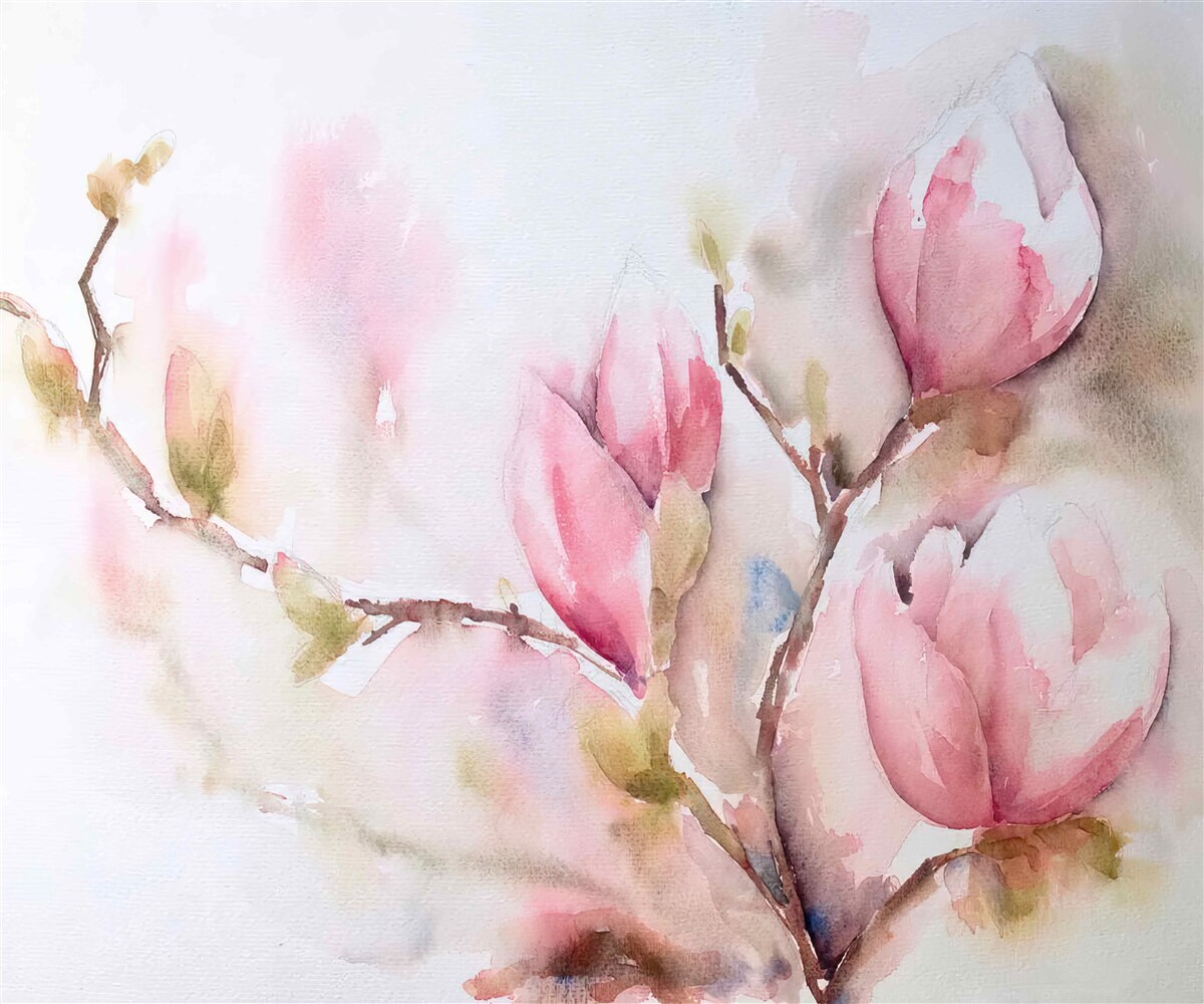 Fototapeta ružové púčiky