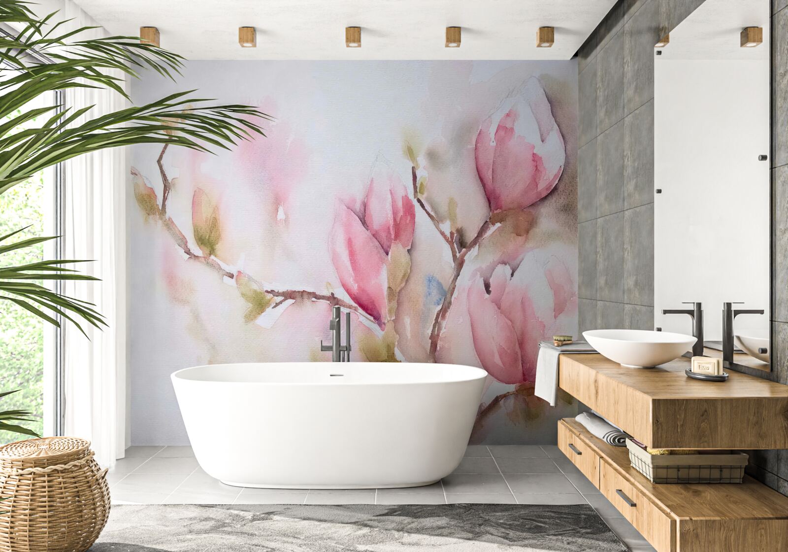 Fototapeta ružové púčiky