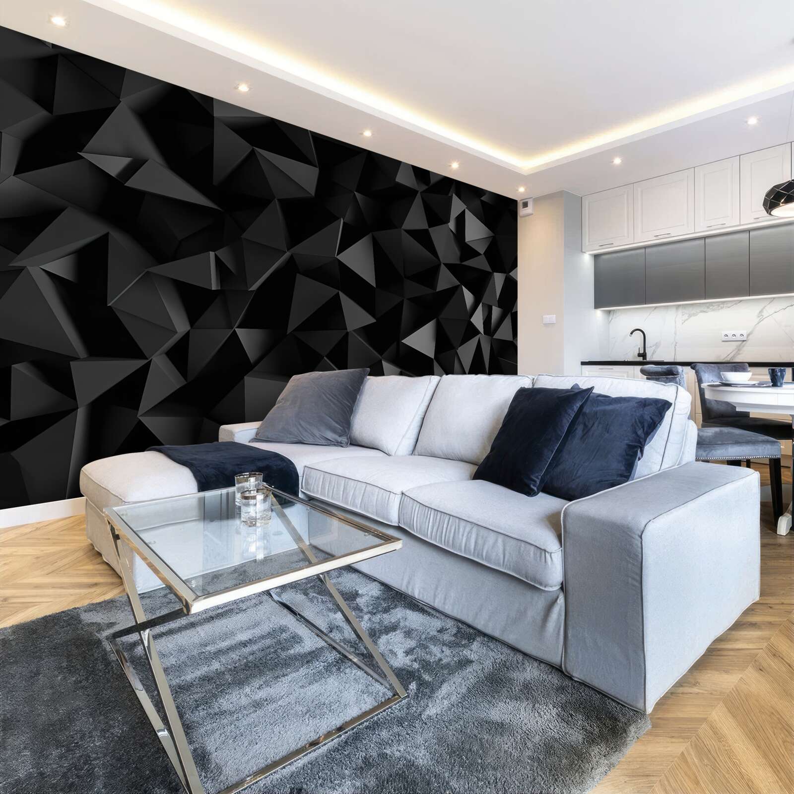 Fototapeta zloženie geometrických tvarov