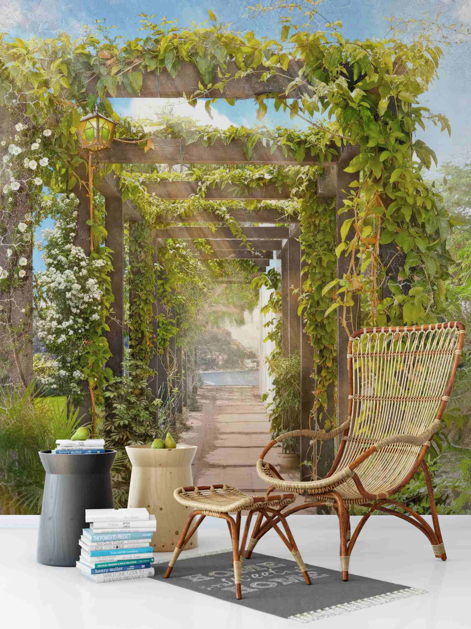 Fototapeta prechádzka spletenou zeleňou