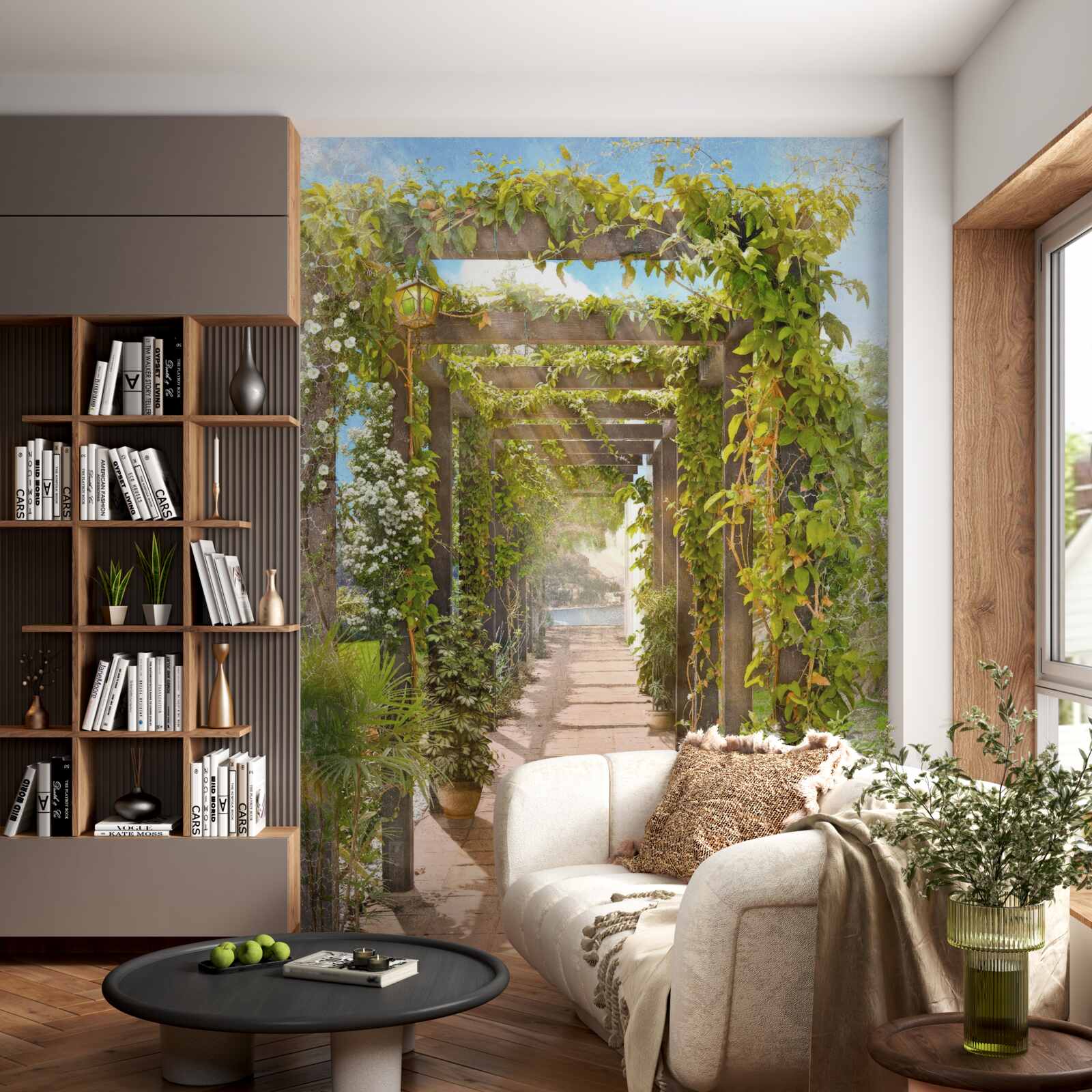 Fototapeta prechádzka spletenou zeleňou