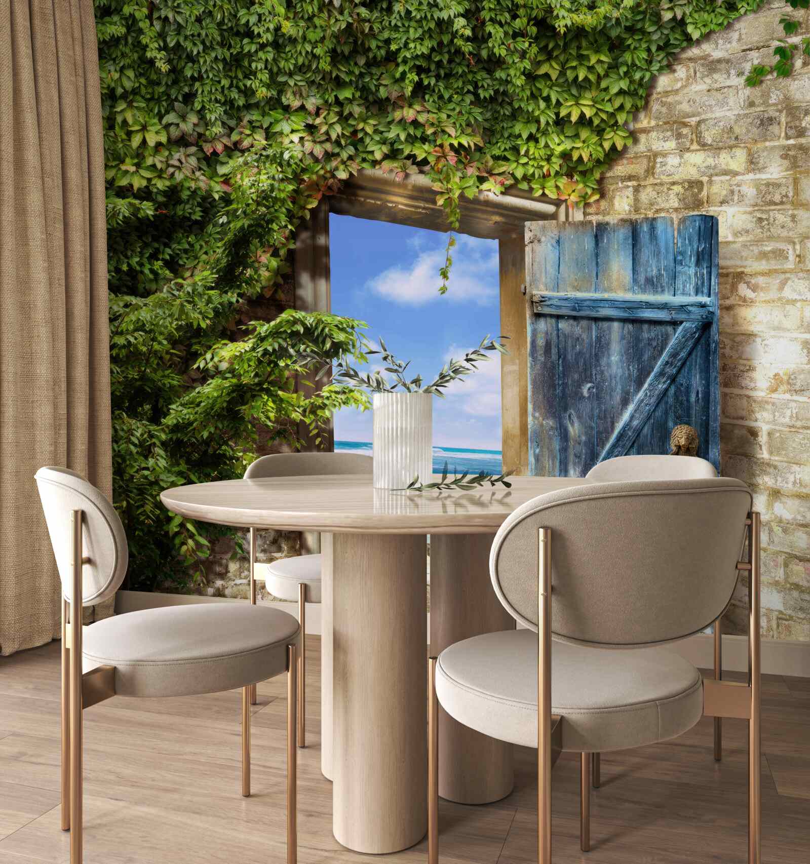 Fototapeta útulný domček pri mori