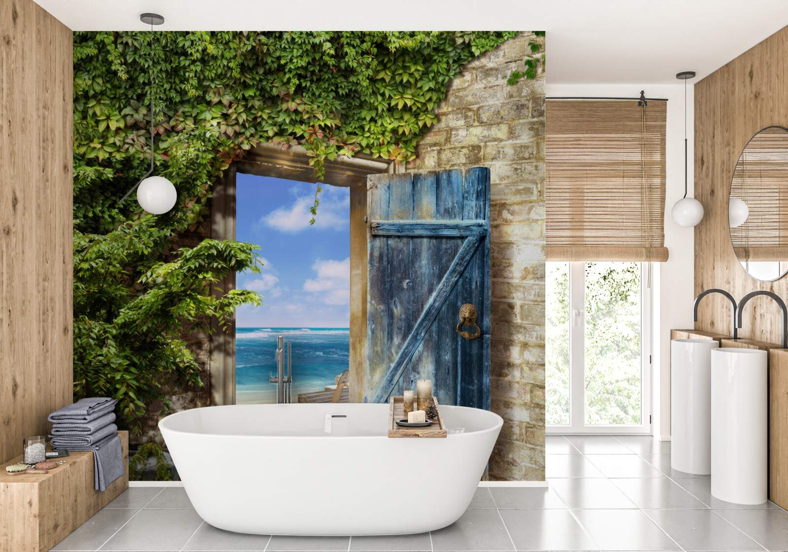 Fototapeta útulný domček pri mori