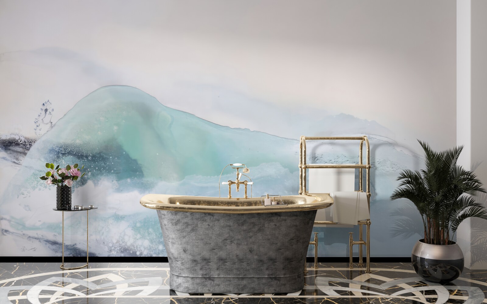 Fototapeta nekonečné rozbúrené more