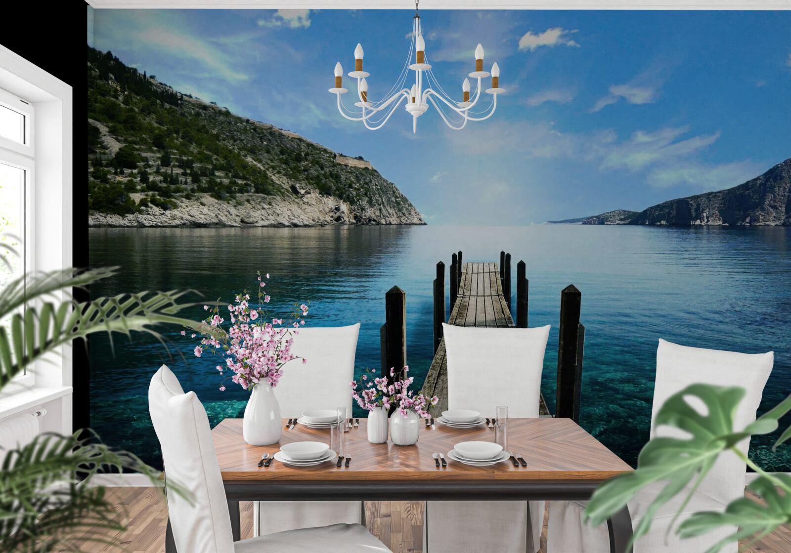 Fototapeta priechod vedúci do vody