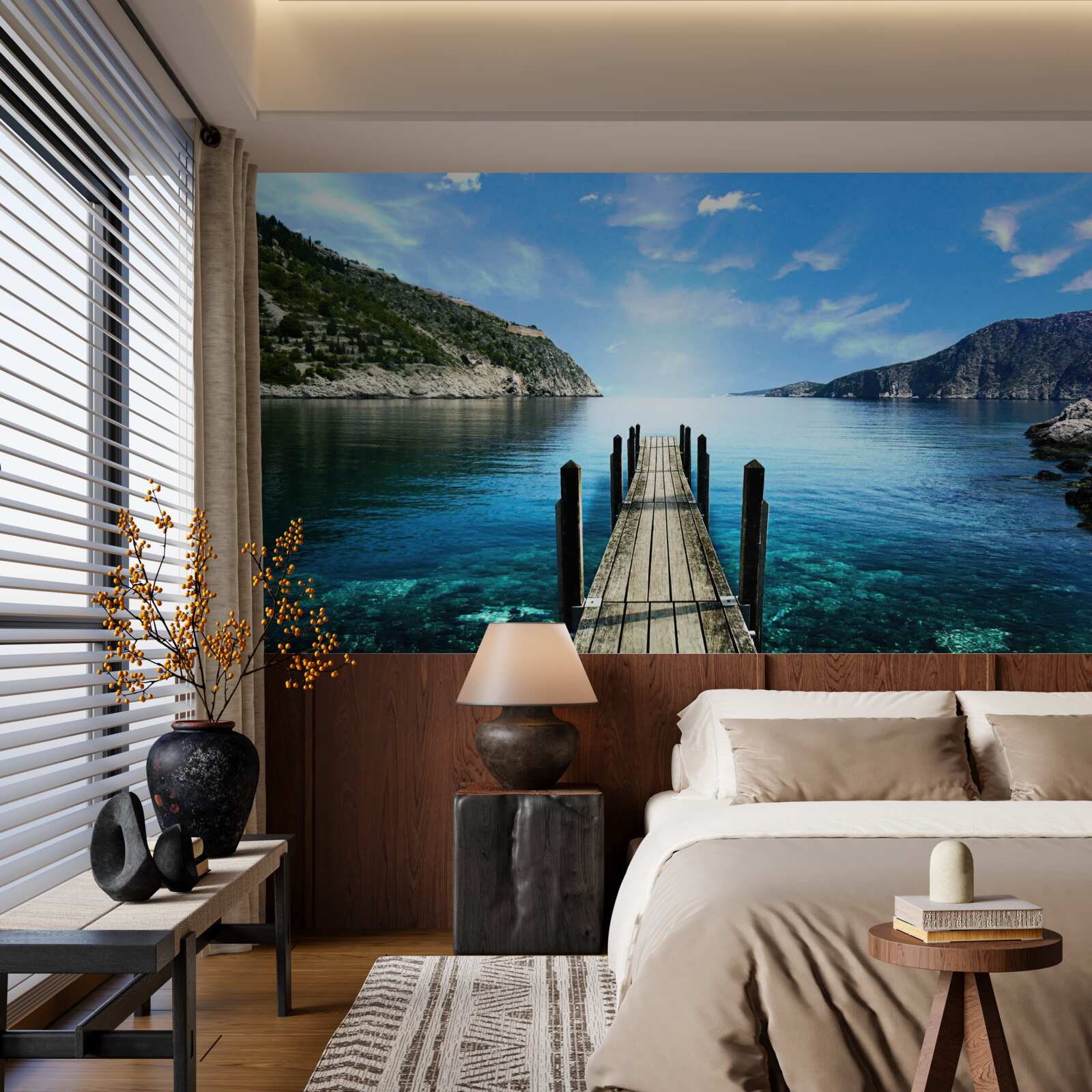 Fototapeta priechod vedúci do vody