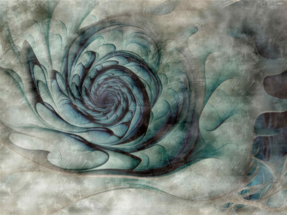 Fototapeta ťahy štetca vytvárajúce obraz kvetu