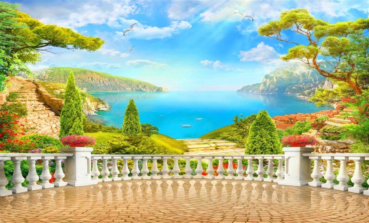 Fototapeta podmanivá krajina z vyhliadkovej plošiny