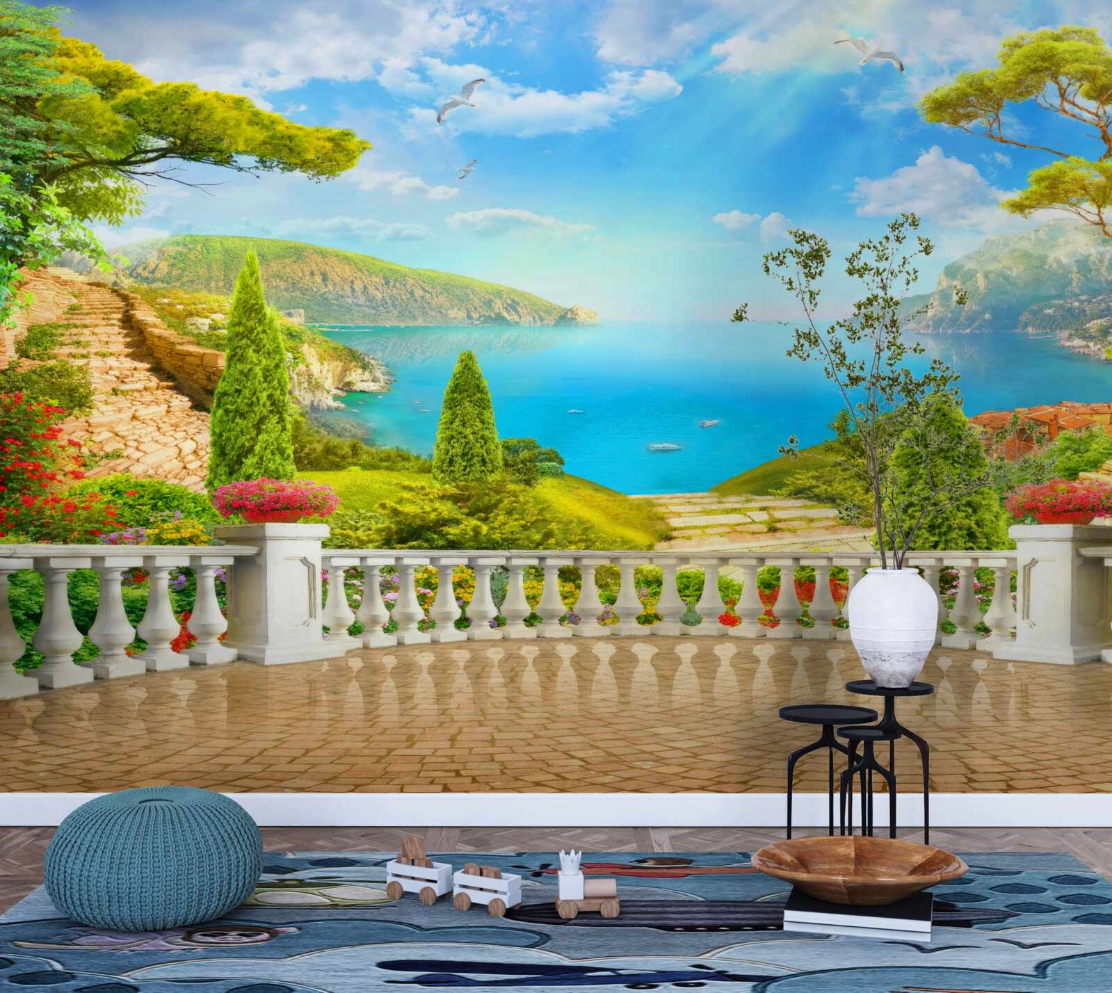 Fototapeta podmanivá krajina z vyhliadkovej plošiny