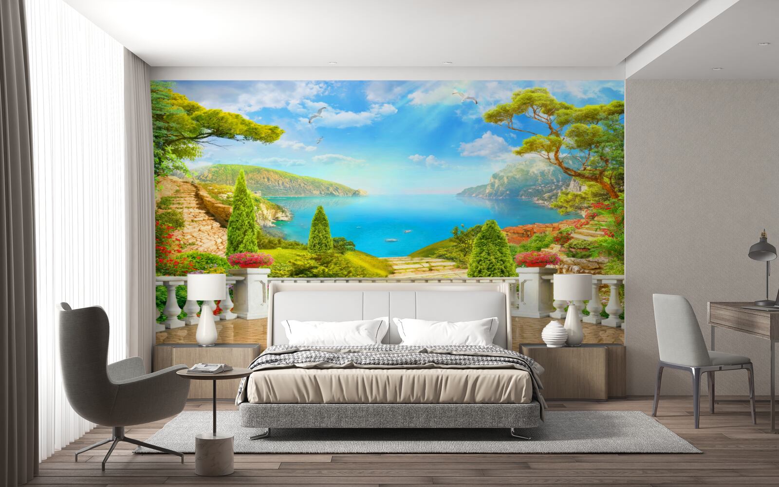 Fototapeta podmanivá krajina z vyhliadkovej plošiny