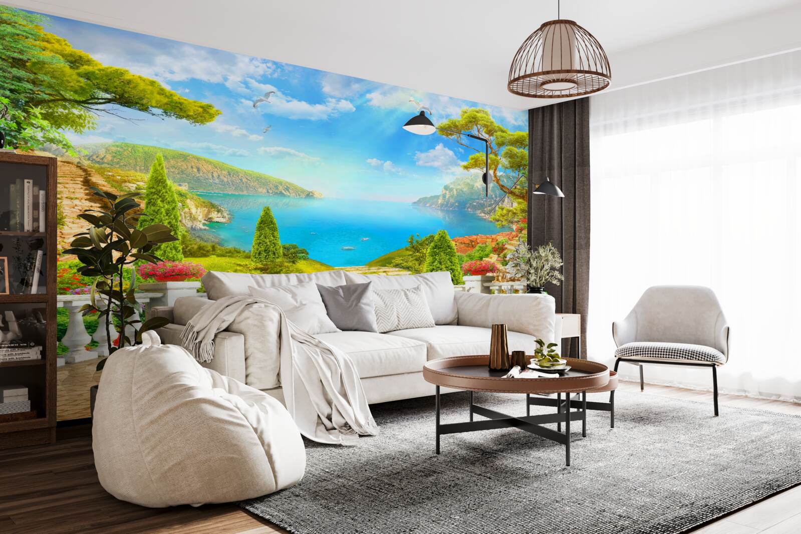 Fototapeta podmanivá krajina z vyhliadkovej plošiny