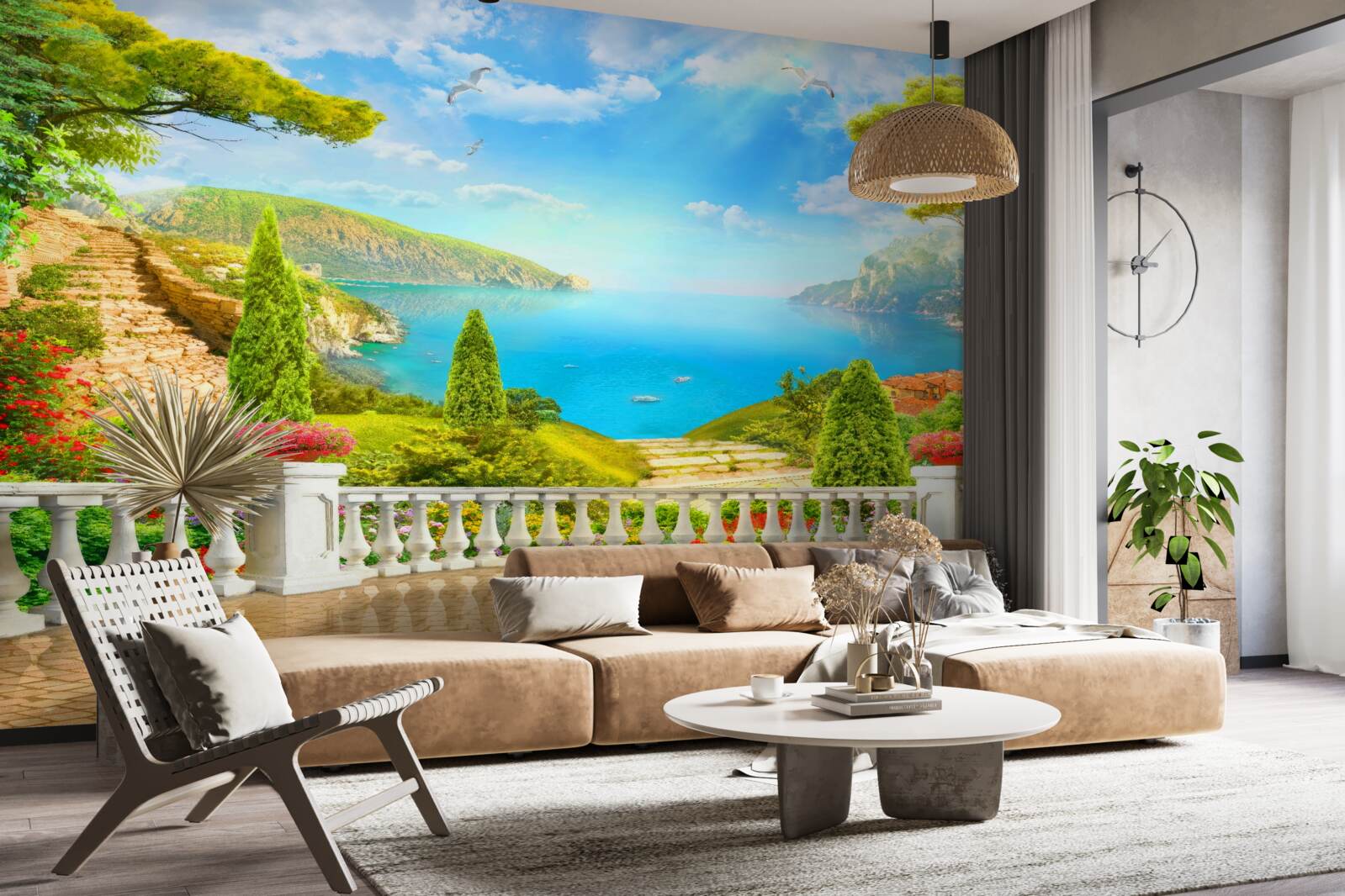 Fototapeta podmanivá krajina z vyhliadkovej plošiny