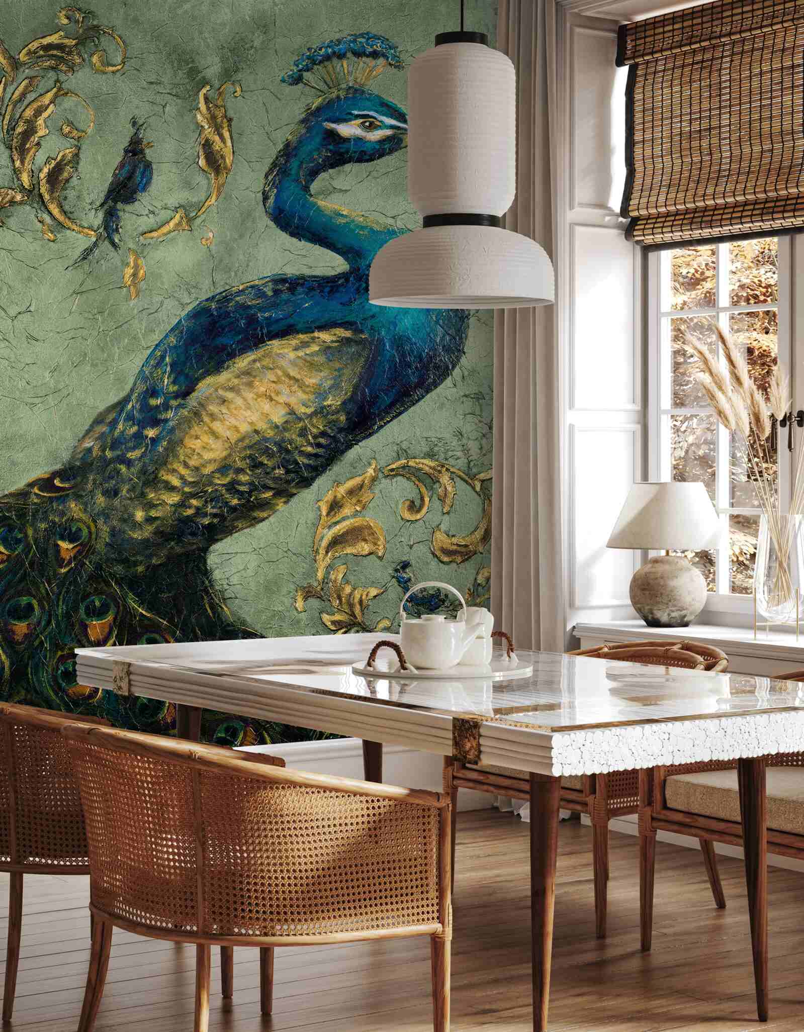 Fototapeta neuveriteľne krásny páv