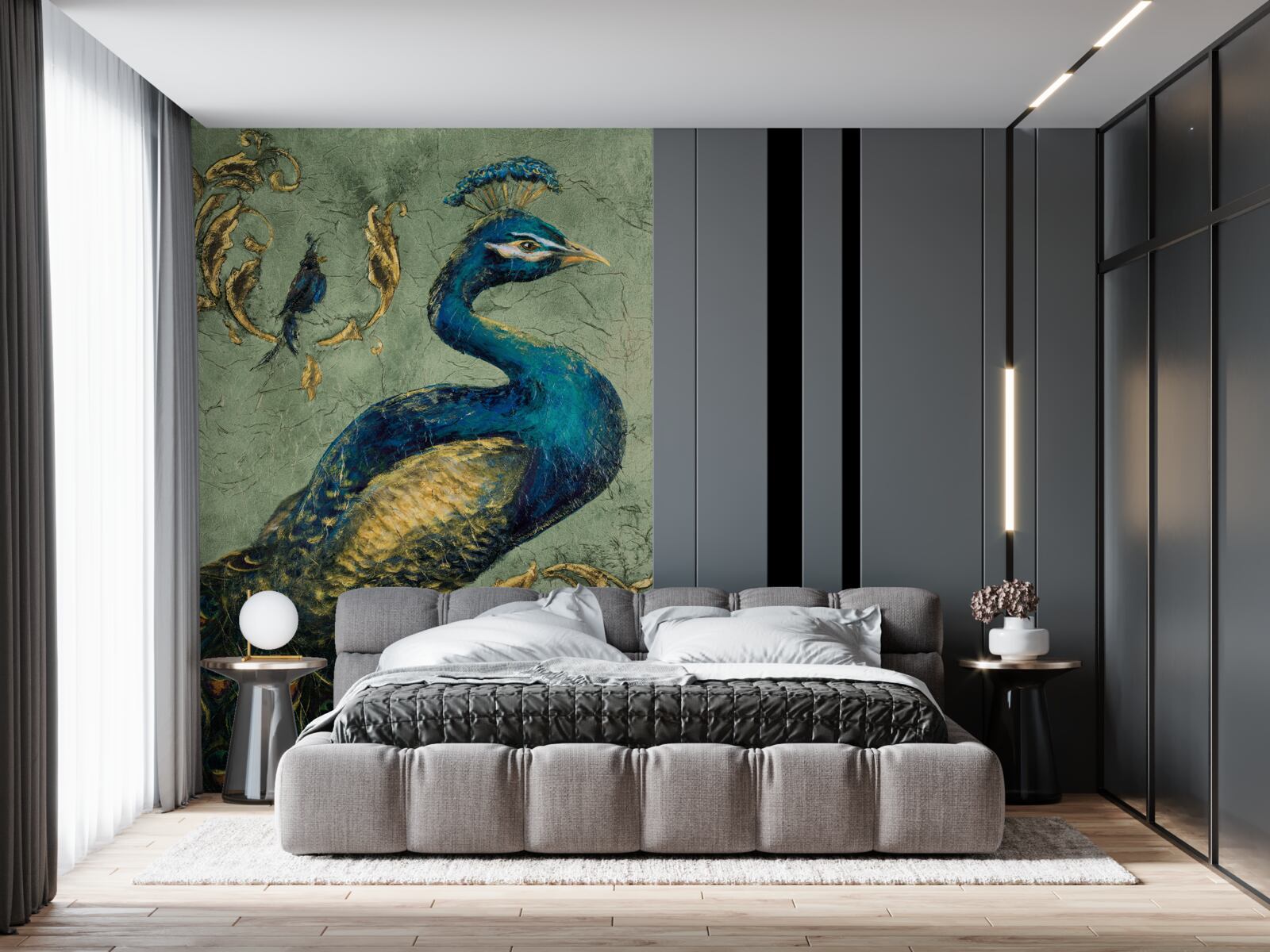 Fototapeta neuveriteľne krásny páv