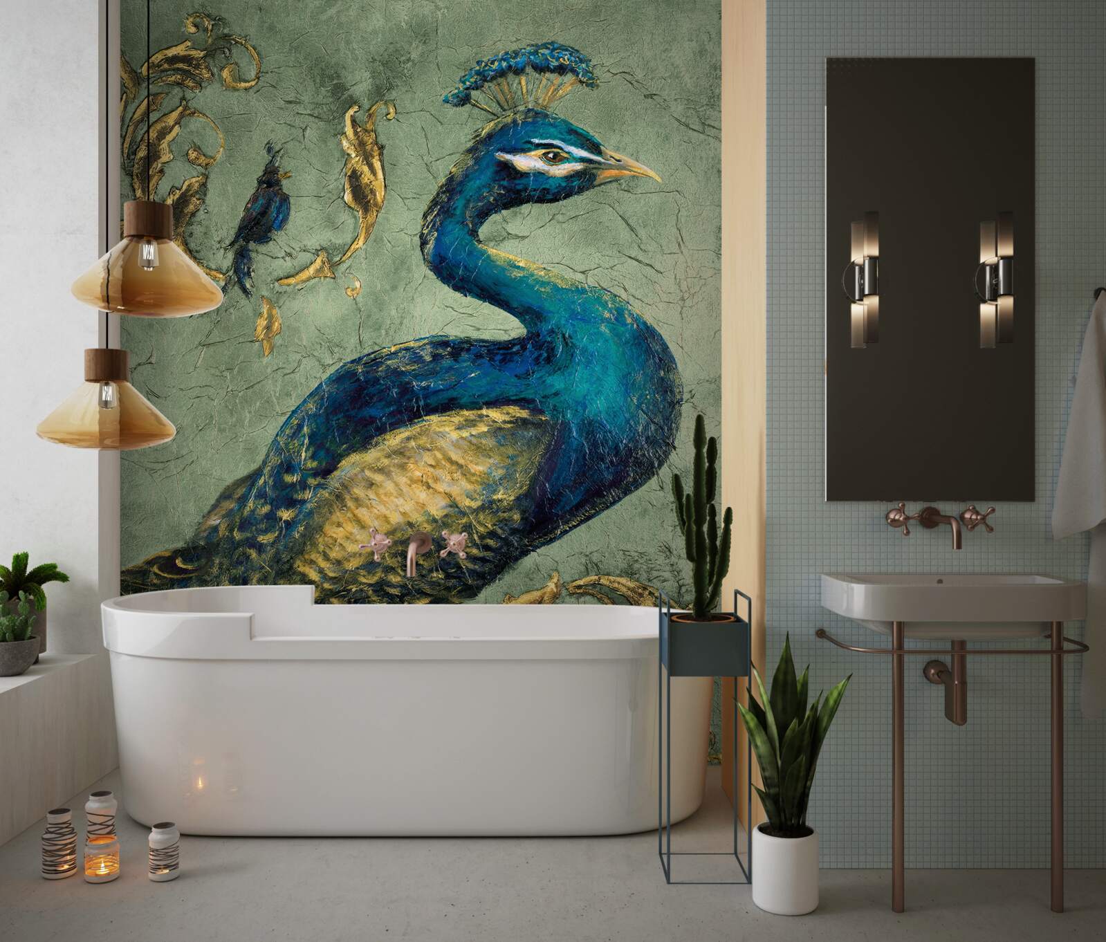 Fototapeta neuveriteľne krásny páv