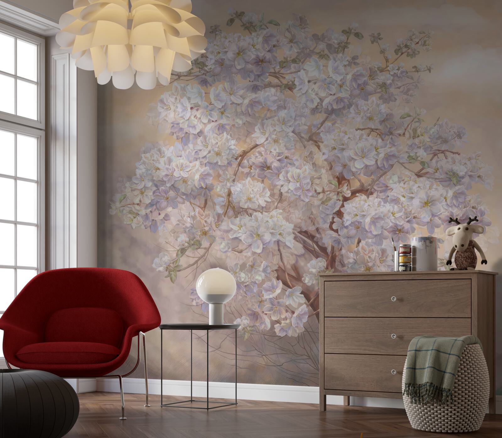 Fototapeta obrovský strom v kvete